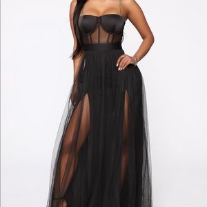 Black Mesh dress size S/M